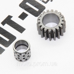 Шесерня 18 зуб. сцепления +втулка KOVI 125-4Т (125/150 Pit Bike)
