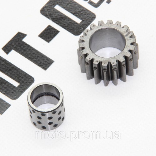 Шесерня 18 зуб. сцепления +втулка KOVI 125-4Т (125/150 Pit Bike)