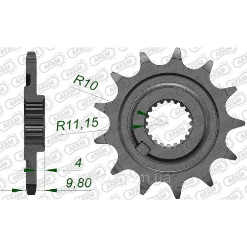 Зірка AFAM Standard Chainwheel 520 - Sherco 13z