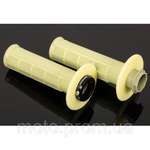 Гріпси Renthal MX R-Works Lock-On Grips - Half Waffle [Aramid] Kevlar