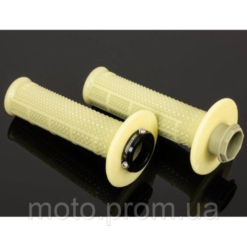 Гріпси Renthal MX R-Works Lock-On Tapered Grips - Half Waffle [Aramid] Kevlar