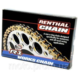 Ланцюг Renthal R1 Chain - 428 [Gold] 428-138L / No Seal