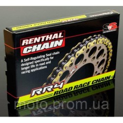 Ланцюг Renthal RR4 Chain - 520 [Gold] 520-120L / Slim Seal Ring