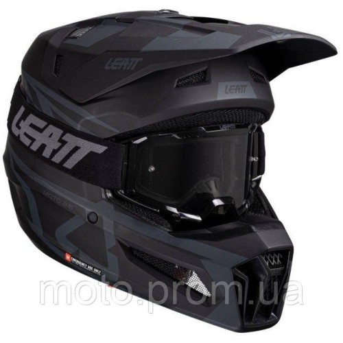 Шолом LEATT Moto 3.5 Helmet + Goggle [Stealth] S