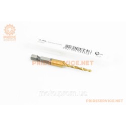 Сверло-метчик по металлу M3x0,5мм HSS DIN338 (SD-5843) Сверло-метчик по металлу M3x0,5мм HSS DIN338 (SD-5843)
