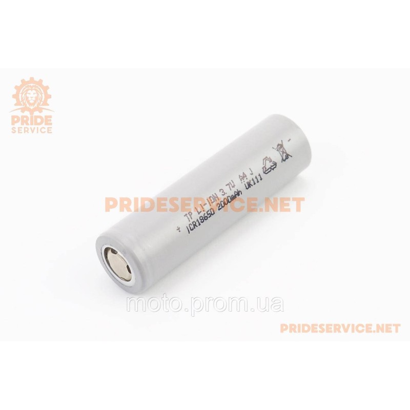 Акумулятор 3,6V 2000mAh 18650 10C Li-ion (L65*D18мм)