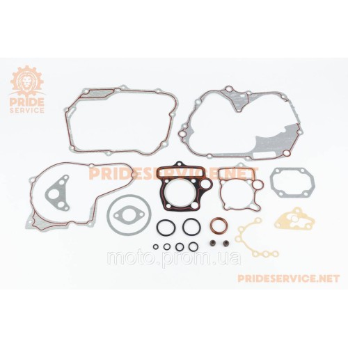 Прокладки двигателя JH-125cc-54мм, к-кт 20 деталей (красная нить)
