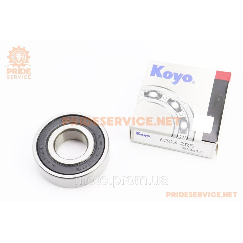 Підшипник 6203 2RS (17х40х12)