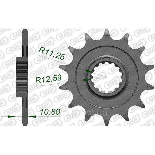 Зірка AFAM 520 Sprocket - Aprilia 16z