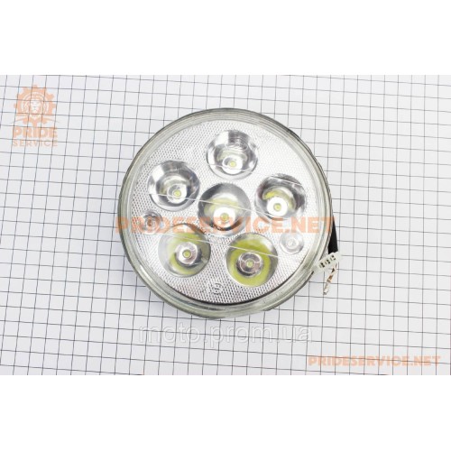 Фара кругла передня частина DELTA/ALPHA 5+1-LED, d-140мм, TUNING