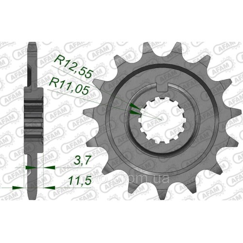 Зірка AFAM 520 Sprocket - Sherco 13z