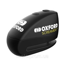 Замок Oxford Screamer 7 Alarm Disc Lock Black/Black Замок Oxford Screamer 7 Alarm Disc Lock Black/Black