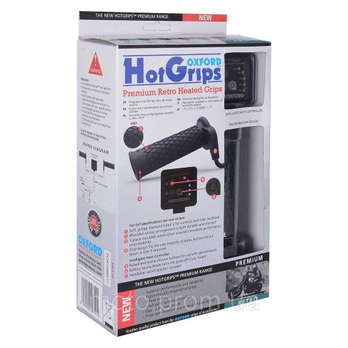 Підігрів керма Oxford Hotgrips Premium Retro