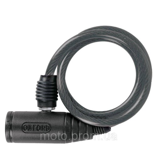 Трос протиугінний Oxford Bumper Cable Lock Smoke 6mm x 600mm