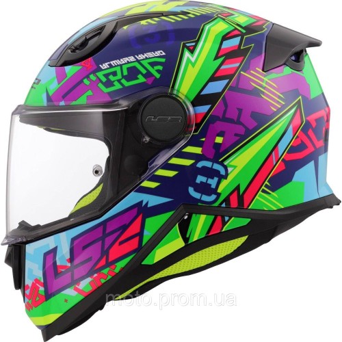 Шолом LS2 FF812 Kid Svent Blue Green (S)