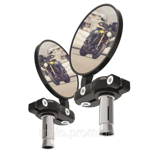 Мото дзеркало Oxford Bar End Mirrors - Black