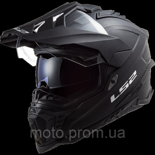 Мотошолом LS2 MX701 Explorer Solid Matt Black (S)