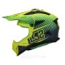 Мотошолом LS2 MX708 Fast 2 Duck Matt Hi-Vis Green Hi-Vis Yellow (3XL)
