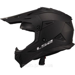 Мотошолом LS2 MX708 Fast 2 Solid Matt Black (XS)
