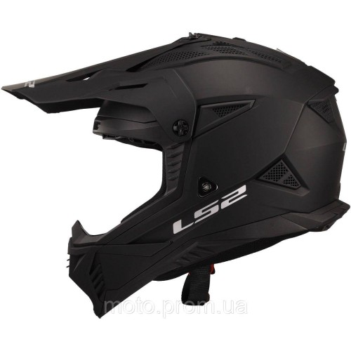 Мотошолом LS2 MX708 Fast 2 Solid Matt Black (XS)