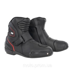 Мотоботи Oxford Omega Air Short MS Boot Blk/ Wht/ Red (43)