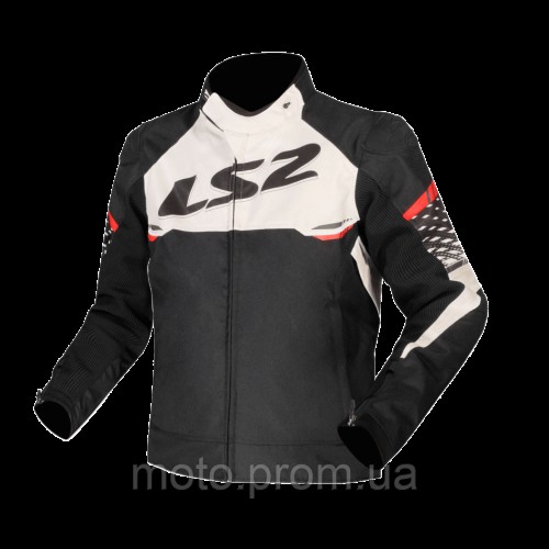 Куртка LS2 Apex Man Jacket Black White Red (L)