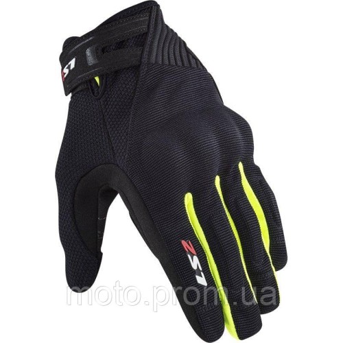 Моторукавички LS2 Dart 2 Man Gloves Black Hi-Vis Yellow (M)