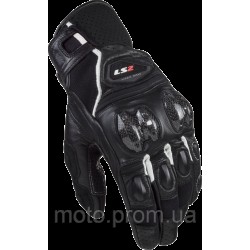 Моторукавички LS2 Spark 2 Leather Man Gloves Black White (M) Моторукавички LS2 Spark 2 Leather Man Gloves Black White (M)