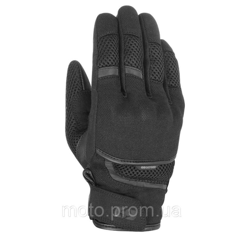 Моторукавички Oxford Brisbane Air MS Short Summer Glove Stealth Black (L)