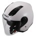 Мотошолом LS2 OF616 Airflow 2 Solid Gloss White (M)