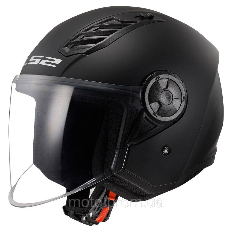Мотошолом LS2 OF616 Airflow 2 Solid Matt Black (L)