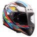 Мотошолом LS2 FF353 Rapid 2 Xdron White Neon Orange (XXL)