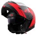 Мотошолом LS2 FF908 Strobe 2 Code Matt Black Red (L)