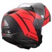 Мотошолом LS2 FF908 Strobe 2 Code Matt Black Red (S)