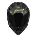 Мотошолом LS2 MX702 Pioneer 2 Crazy Matt Black Hi-Vis Yellow (S)