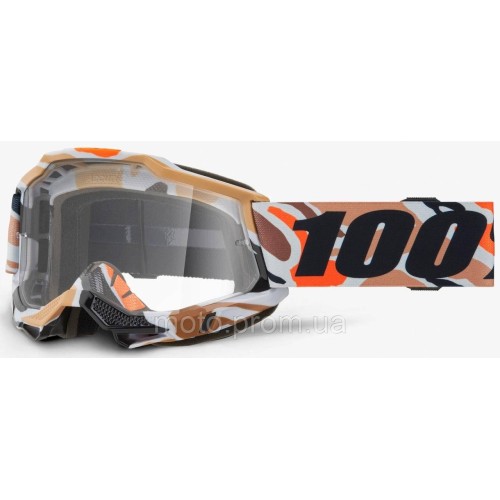 Окуляри 100% ACCURI 2 Goggle [Flea] Clear Lens