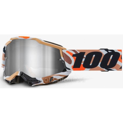 Окуляри 100% ACCURI 2 Goggle [Flea] Mirror Silver Lens