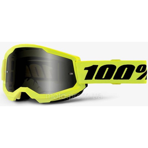 Окуляри 100% STRATA 2 SAND Goggle [Neon Yellow] SAND