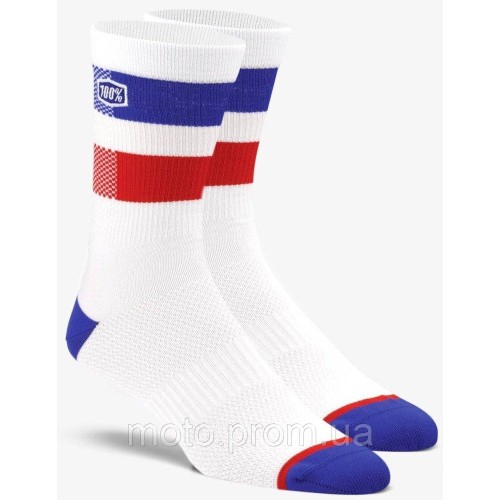 Шкарпетки 100% FLOW Socks [White] S/M