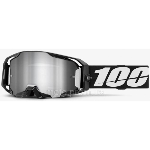 Окуляри 100% ARMATIC Goggle [Black] Mirror Silver Lens