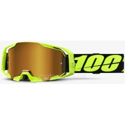 Окуляри 100% ARMATIC Goggle [Neon Yellow] Mirror Gold Lens