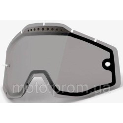 Лінза 100% RC/AC/ST Dual Vented Lens [Smoke] Dual Grey Lens