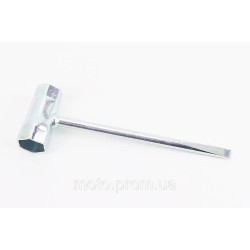 Ключ свічковий для бензопили, 16/19mm, L-160mm, ОРИГІНАЛ (11428903400)