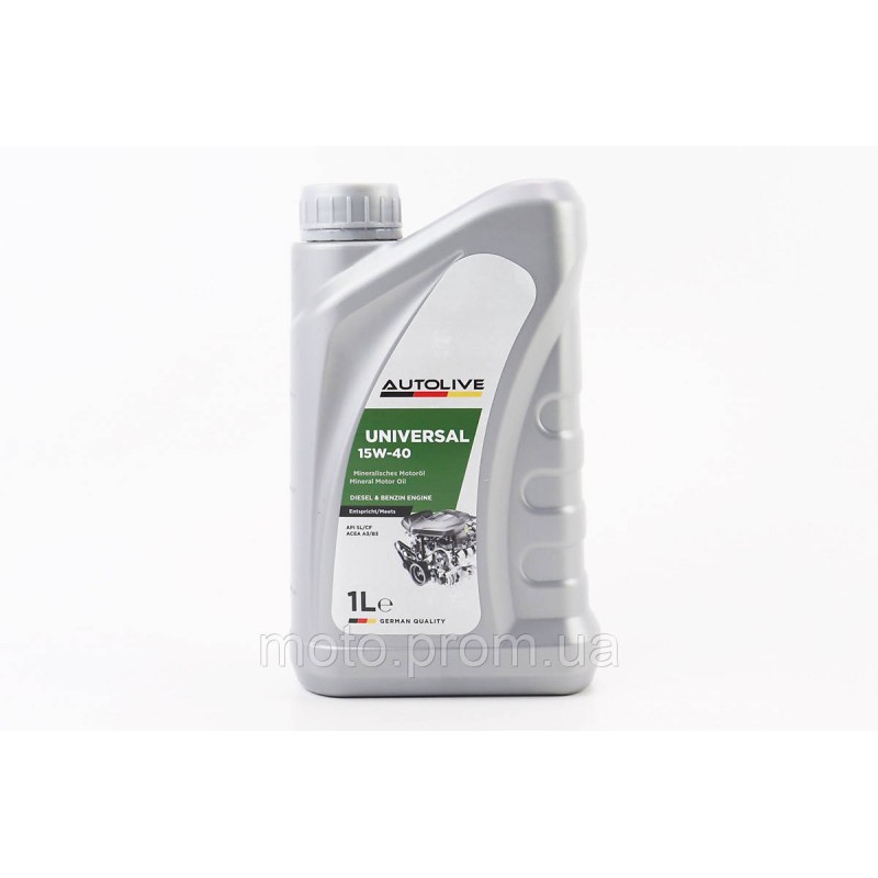 Олива 4T 15W-40 - мінеральна універсальна