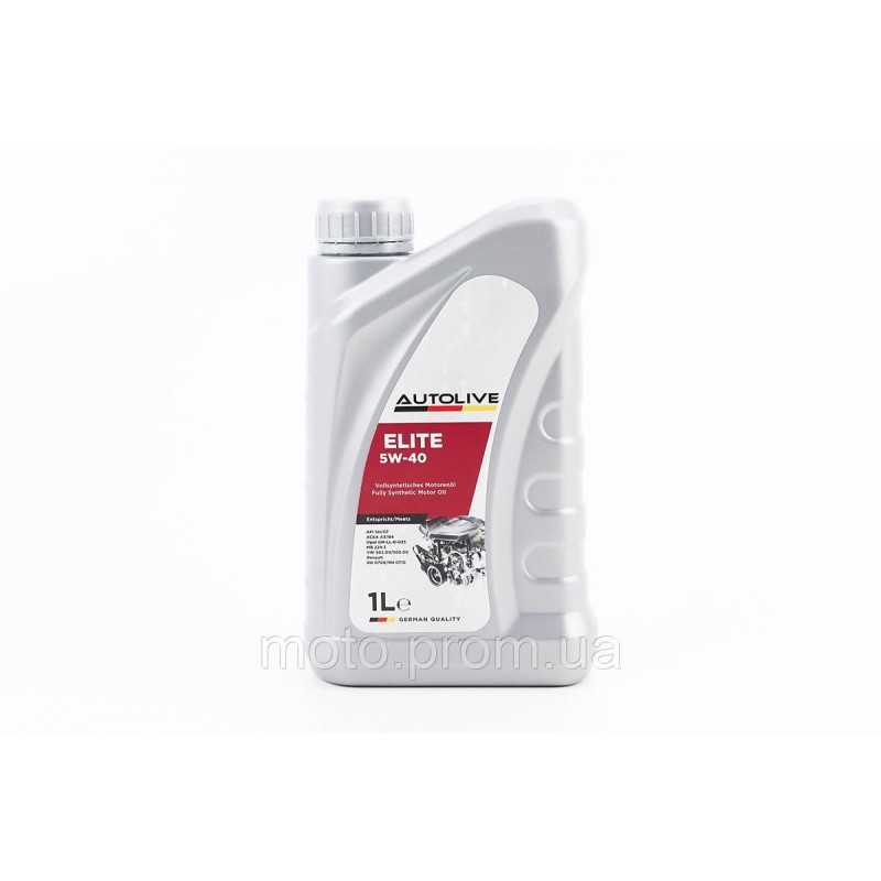 Олива 4T 5W-40 - синтетична універсальна, 1L