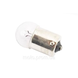 Лампа повороту (біла з цоколем) 12V / 5W G18 BA15s Лампа повороту (біла з цоколем) 12V / 5W G18 BA15s