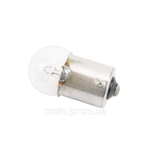 Лампа повороту (біла з цоколем) 12V / 5W G18 BA15s