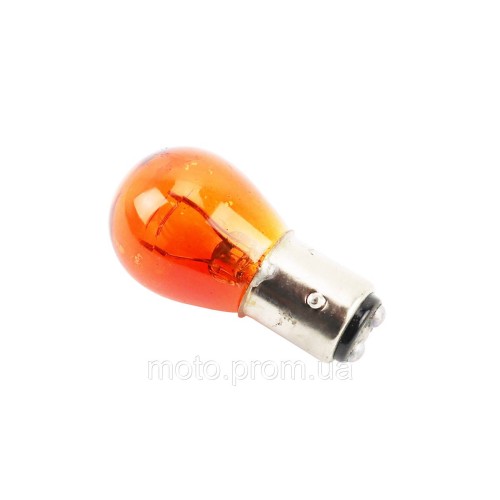 Лампа стопа (велика) 12V21 / 5W помаранчева S25 / BA15D