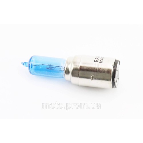 Лампа фари H6 BA20D 12V 35 / 35W синя