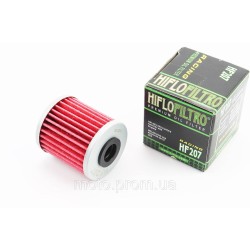 Фільтр-елемент масляний HF207 (38x44мм) Kawasaki KX250/KX450, Suzuki RM-Z250 K4,K5,K6/RM-Z450 K5,K6,K7,K8,K9,L0,L1,L2,L3,L4,L5,L6